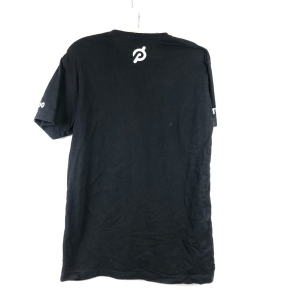 Peloton 100 Rides Century Black Tee Shirt Cycling - Picture 4 of 8